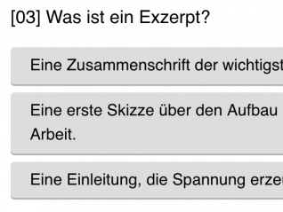Prüfen Sie sich selbst!
