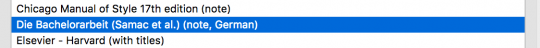 Screenshot aus Zotero